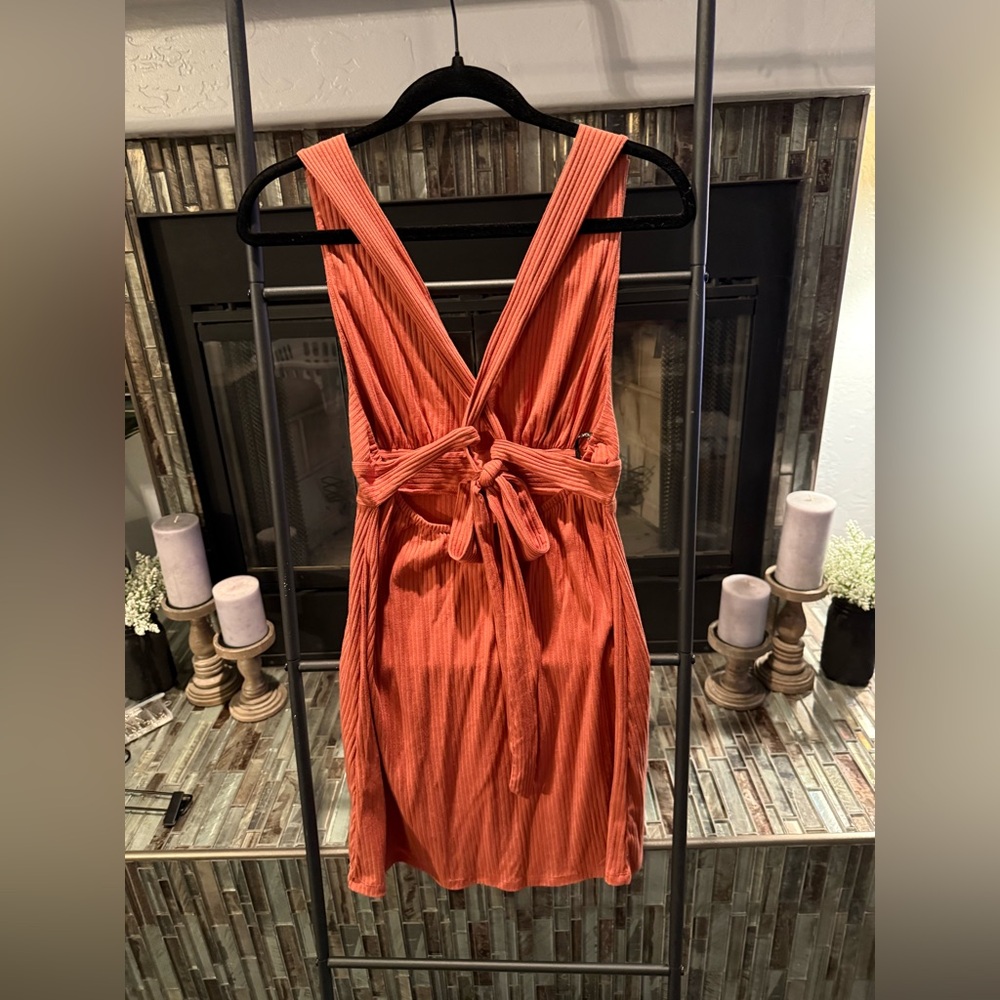 Volcom Rust Backless Dress - Picture 2 of 4
